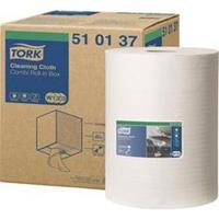 Tork Premium papieren reinigingsdoekjes. 1-laags 320 mm 400 vel. wit (rol 400 vel)