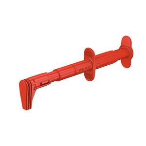 Stäubli GRIP-F Sicherheits-Abgreifklemme Steckanschluss 4mm CAT III 600V Rot