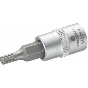 toolcraft Dop 6,3 mm (1/4 inch) met binnenveeltand-inzet 37 mm Kop (gereedschap) 6,3 mm (1/4 inch)