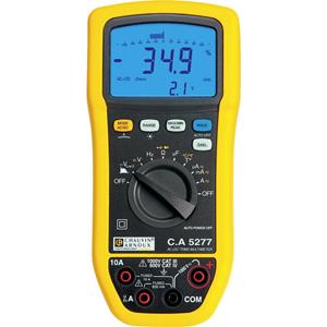 chauvinarnoux Chauvin Arnoux C.A 5277 Multimeter Digitaal Spatdicht (IP54) CAT III 1000 V, CAT IV 600 V Weergave (counts): 6000