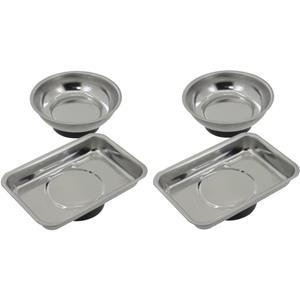 DONAU Kleine magneetschalen, 4-delige, 2 x 75 mm/ 2 x 64 x 93 mm