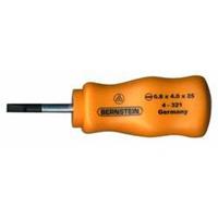 bernstein Werkstatt Schlitz-Schraubendreher Klingenbreite: 4mm Klingenlänge: 25mm