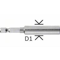 Bosch Universalhalter, 1/4", 75 mm, 11 mm, (in Verbindung mit Tiefenanschlag T8/T4)