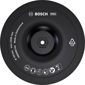 Bosch 1609200154 Steunschijf met klithechtsysteem 125 mm, 8 mm