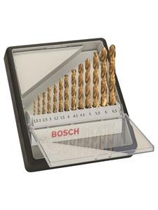Metallbohrer-Set Robust Line HSS-TiN, 135°, 13-teilig, 1,5 - 6,5 mm - BOSCH