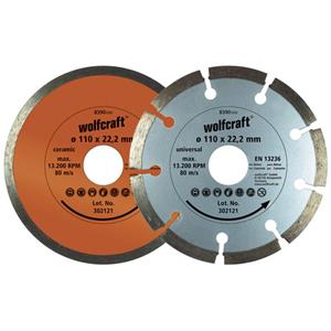 Wolfcraft diamantschijvenset 8390