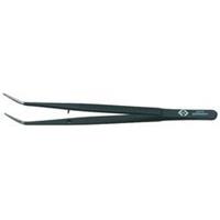 c.ktools C.K Tools Universalpinzette gebogen, schwarz beschichtet, 150 mm