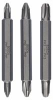 Bosch PH1, PH2, PH3, PH1, PH2, PH3, 60 mm Dubbelbitset