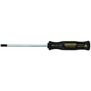 bernsteintools Bernstein Tools Bernstein Werkzeugfabrik Werkplaats Platte schroevendraaier Kopbreedte: 4 mm Koplengte: 100 mm