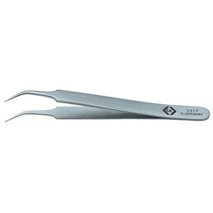 C.K. Precisiepincet 105 mm fijne punten, gebogen Lengte 105 mm T2317