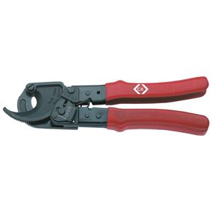 c.ktools C.K Tools Kabelschneider mit Knarrenmechanismus, 190 mm