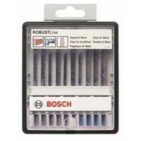 Bosch 10tlg. Robust Line Stichsägeblatt-Set Holz und Meta
