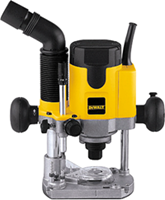 DeWALT Oberfräse DW621-QS - Elektro-Fräse mit 1100 Watt im Set inklusive Parallelanschlag, Spannzange, Führungshülse und Absaug-Adapter DeWALT - 13471