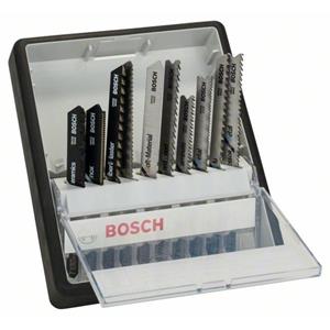 10 tlg. Stichsägeblatt Set Holz Laminat Metall Inox - BOSCH