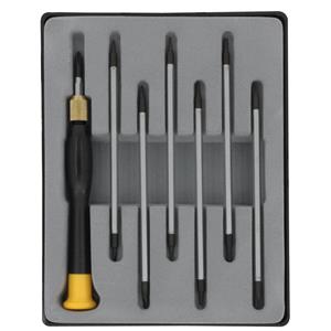 donauelektronik Donau Elektronik Werkplaats Wisselklingset 8-delig Plat, Kruiskop Phillips, Binnen-zesrond (TX)
