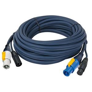 DAP Powercon + DMX kabel, 6 meter