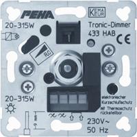 pehabyhoneywell 1 Stück Einsatz Dimmer PEHA Aluminium D 433 HAB O.A