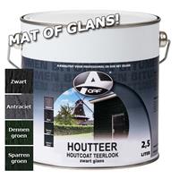 OAF Houtteer (Houtcoat Teerlook) Glans Sparrengroen 2,5 ltr