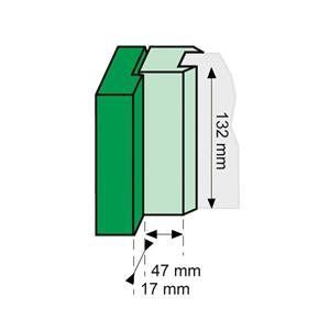 AXA Raamsluiting met nok drukknop afsluitbaar rechts opbouw F1 3320-51-91/6