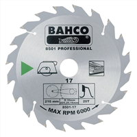Bahco cirkelzaag Bahco HM 130x201613 8501- 3 16t