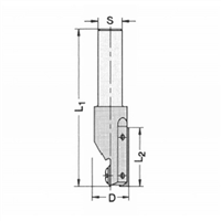 JSO-Trasco Keermesgroeffrees C15 18mm x 71 x schacht 8mm