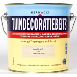 Hermadix Tuindecoratiebeits 765 dover wit 2500 ml