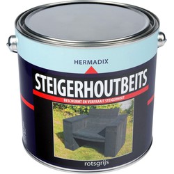 Hermadix Steigerh.beits rots grijs 2500 ml