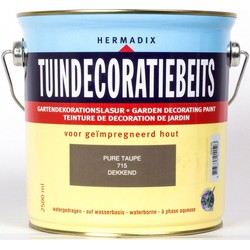Hermadix Tuindecoratiebeits 715 pure taup 2500 ml