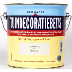 Hermadix Tuindecoratiebeits 717 taupe white 2500 ml