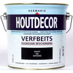 Hermadix Houtdecor 620 zwart 2500 ml