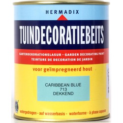 Hermadix Tuindecoratiebeits 713 caribbean blue 750 ml