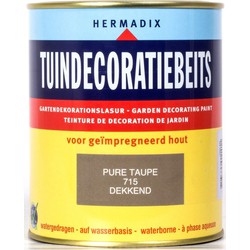 Hermadix Tuindecoratiebeits 715 pure taup 750 ml