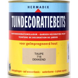 Hermadix Tuindecoratiebeits Taupe dekkend