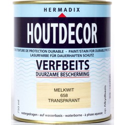 Hermadix Houtdecor 658 melkwit 750 ml