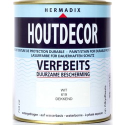 Hermadix Houtdecor 619 wit 750 ml