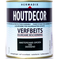 Hermadix Houtdecor 632 amsterdam groen 750 ml