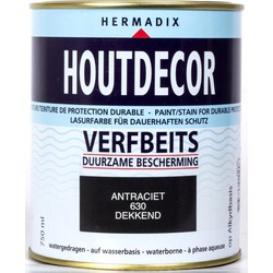 Hermadix Houtdecor 630 antraciet 750 ml