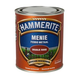 Hammerite menie 2 in 1 oranjerood 250 ml