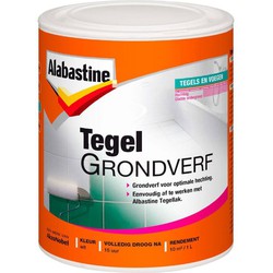 Alabastine grondverf tegels wit 1 l