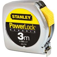 Bandmaß PowerLock Länge 3m extra-starkes Band verchr. Metallgehäuse Stanley - Stanley BLACK&DECKER DEUTSCHLAND