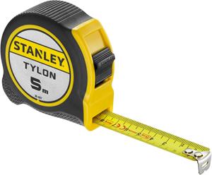 Bandmaß Tylon Länge 5m robustes Kunststoffgehäuse schlagfest gerippt Stanley - Stanley BLACK&DECKER DEUTSCHLAND