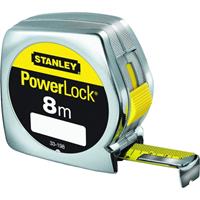 Bandmaß PowerLock Länge 8m extra-starkes Band verchr. KU.-gehäuse Stanley - Stanley BLACK&DECKER DEUTSCHLAND