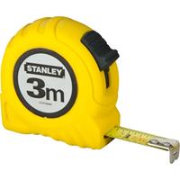 Bandmaß Länge 3m Robustes Kunststoffgehäuse schlagfest mit Gürtelclip Stanley - Stanley BLACK&DECKER DEUTSCHLAND