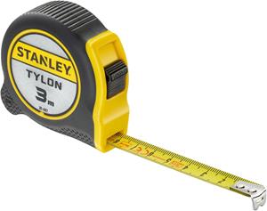 Bandmaß Tylon Länge 3m robustes Kunststoffgehäuse schlagfest gerippt Stanley - Stanley BLACK&DECKER DEUTSCHLAND