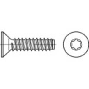 Verzonken plaatschroeven 6.3 mm 13 mm Torx ISO 14586 Staal galvanisch verzinkt 500 stuks toolcraft 149897