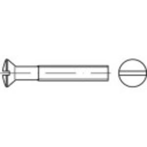 toolcraft Bolverzonken schroeven M3 20 mm Sleuf DIN 964 Staal galvanisch verzinkt 200 stuks