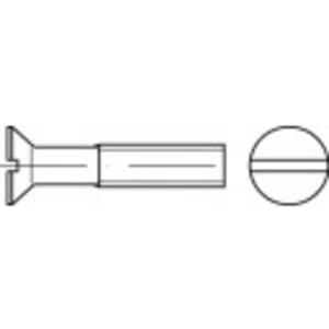 TOOLCRAFT 134150 Verzonken schroeven M2 5 mm Sleuf DIN 963 Staal Galvanisch verzinkt 200 stuk(s)