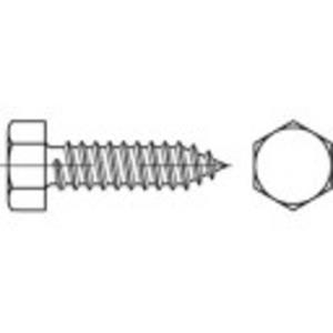 Zeskant plaatschroeven 6.3 mm 13 mm Buitenzeskant (inbus) DIN 7976 Staal galvanisch verzinkt 250 stuks toolcraft 144586