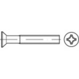 toolcraft 134490 Verzonken schroeven M2.5 20 mm Kruiskop Phillips DIN 965 Staal Galvanisch verzinkt 200 stuk(s)