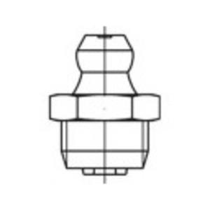 toolcraft Conische smeernippel DIN 71412 Staal galvanisch verzinkt kwaliteit 5.8 M6 100 stuks